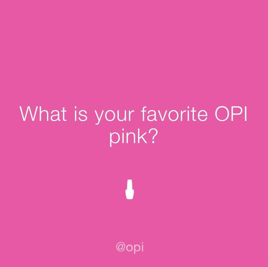OPIさんのインスタグラム写真 - (OPIInstagram)「#ModAboutYou? #StrawberryMargarita? #PrincessesRule? Let us know below 💅  #ColorIsTheAnswer #OPIObsessed #Nails #NailSwag #Funny #NailQuote #Meme #NailPolish⁠ #NailTech #Relatable #Mani #Manicure #Color #Pink」7月17日 4時02分 - opi
