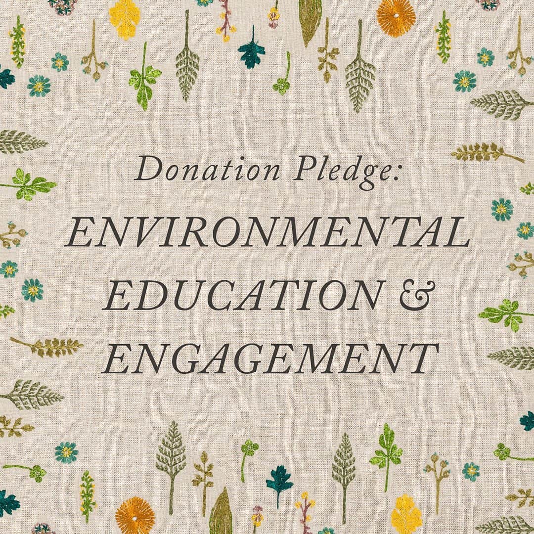 のインスタグラム：「It’s week six of our Eight Weeks of Giving Pledge! This week we are donating $1,500.00 to @greeningyouth. Greening Youth Foundation engages under-represented youth and young adults, while connecting them to the outdoors and careers in conservation. Learn more about the Greening Youth Foundation on their page @greeningyouth and consider donating directly to their cause via the link to their website in our bio. 🍃 On the blog today we shared more info about GYF’s work along with links to other organizations, articles, and resources that dive deep on climate justice. We encourage you to follow @intersectionalenvironmentalist to learn more about this work!」