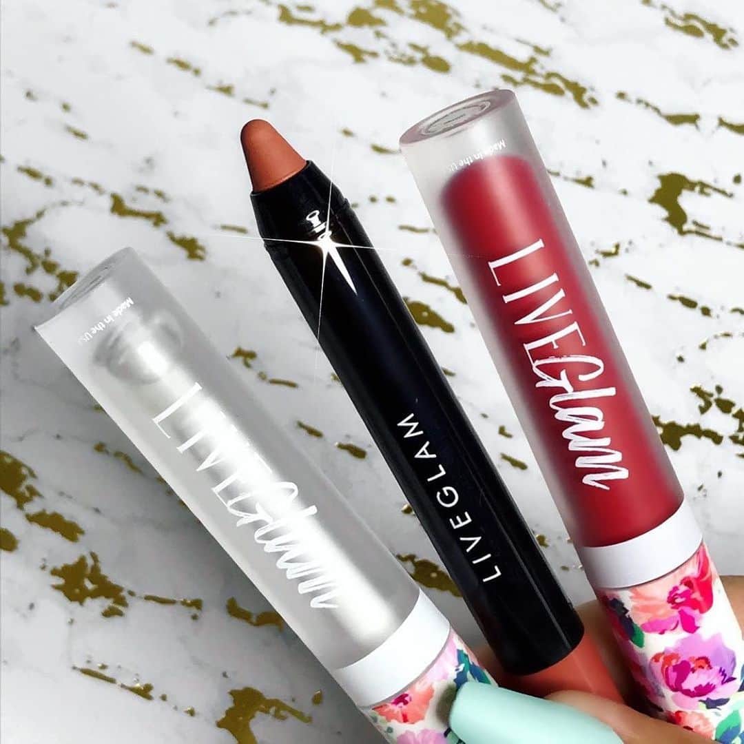 LiveGlamさんのインスタグラム写真 - (LiveGlamInstagram)「The perfect trio ✨Less than a week left to get your hands on our #LiveGlam July Lippie Club collection! 🌸💄 #LiveGlamFam  📷: @mariacast13」7月17日 4時44分 - liveglam