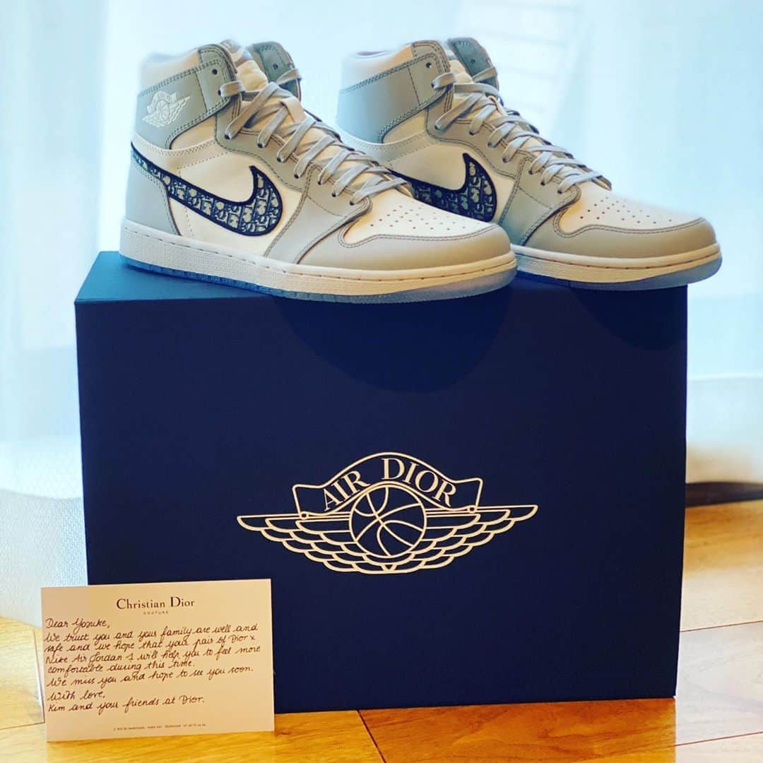 窪塚洋介のインスタグラム：「It finally came to me. @dior  #airdior #airjordan #aj」