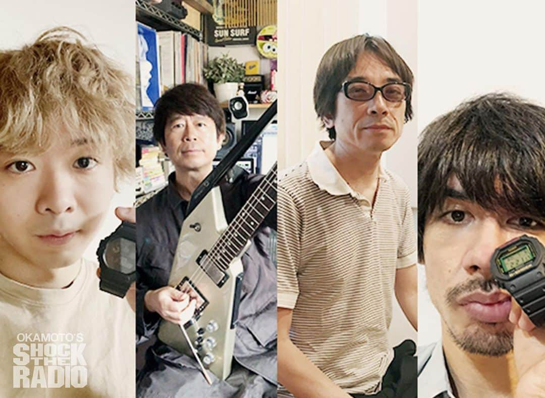 OKAMOTO’Sさんのインスタグラム写真 - (OKAMOTO’SInstagram)「【SHOCK THE RADIO 7/17】 未来に残したい新定番、フューチャースタンダードを提案していくカルチャープログラムOKAMOTO’S SHOCK THE RADIO！今回は７月８日に新曲「天空パレード」をリリースした真心ブラザーズのお２人が登場！桜井さん(@sakurai.hidetoshi)が選んだ未来に残したい逸品は、ローランドG-707。YO-KINGさん(@yokinghonnin)が選んだ未来に残したい1曲は、BOB DYLANのGirl from the North Country。果たしてその理由は？そしてそこからどんなトークが繰り広げられるのか？お聞き逃しのないように。 ➖➖➖➖➖➖➖➖➖➖➖➖➖ This week we welcomed both members of The Magokoro Brothers who had just released their new song on July 8. We shared about things and songs we would love to leave for the future,  @sakurai.hidetoshi with his Roland G-707 and @yokinghonnin “Girl from the North Country” by BOB DYLAN. Don’t miss out! #OKAMOTOS #天空パレード #真心ブラザーズ #g_shock #radio #shocktheradio #未来に残したい逸品 #未来に残したい1曲 #フューチャースタンダード #tokyofm」7月17日 15時59分 - okamotos_official