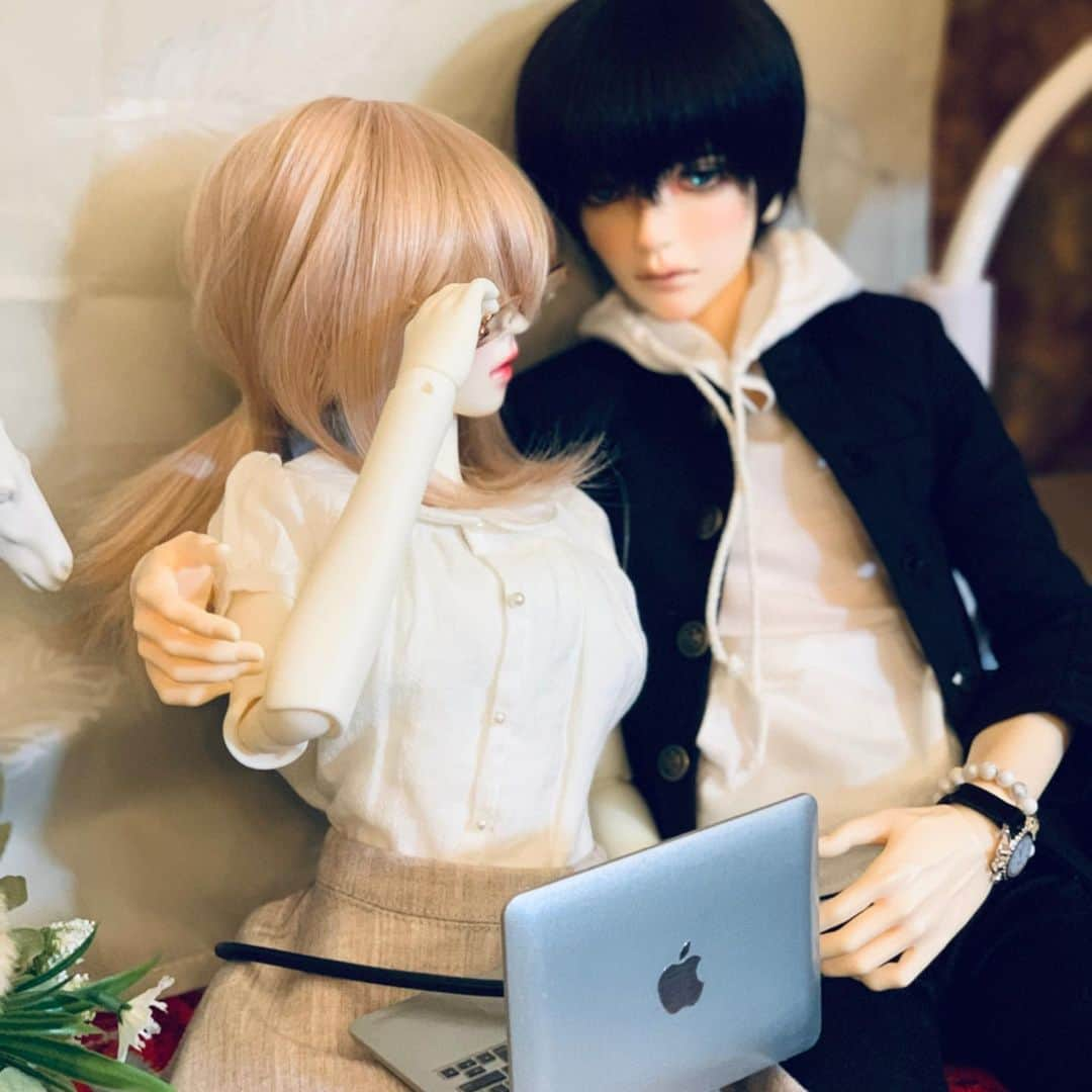 此ノ木よしるさんのインスタグラム写真 - (此ノ木よしるInstagram)「program💻now💗 #bjd #bjddoll #bjdphotography #doll #dollfie #dollfiephoto #switchdoll  #球体関節人形 #ドール #ドール写真 #ドール写真部 #ドール撮影」7月17日 14時40分 - y_konogi