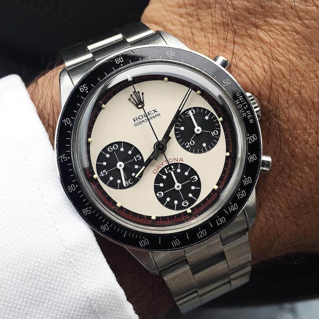 Daily Watchさんのインスタグラム写真 - (Daily WatchInstagram)「Vintage beauty. Rolex Daytona Paul Newman wristshot 🔥🔥 Photo by @dresswatch」7月17日 15時04分 - dailywatch