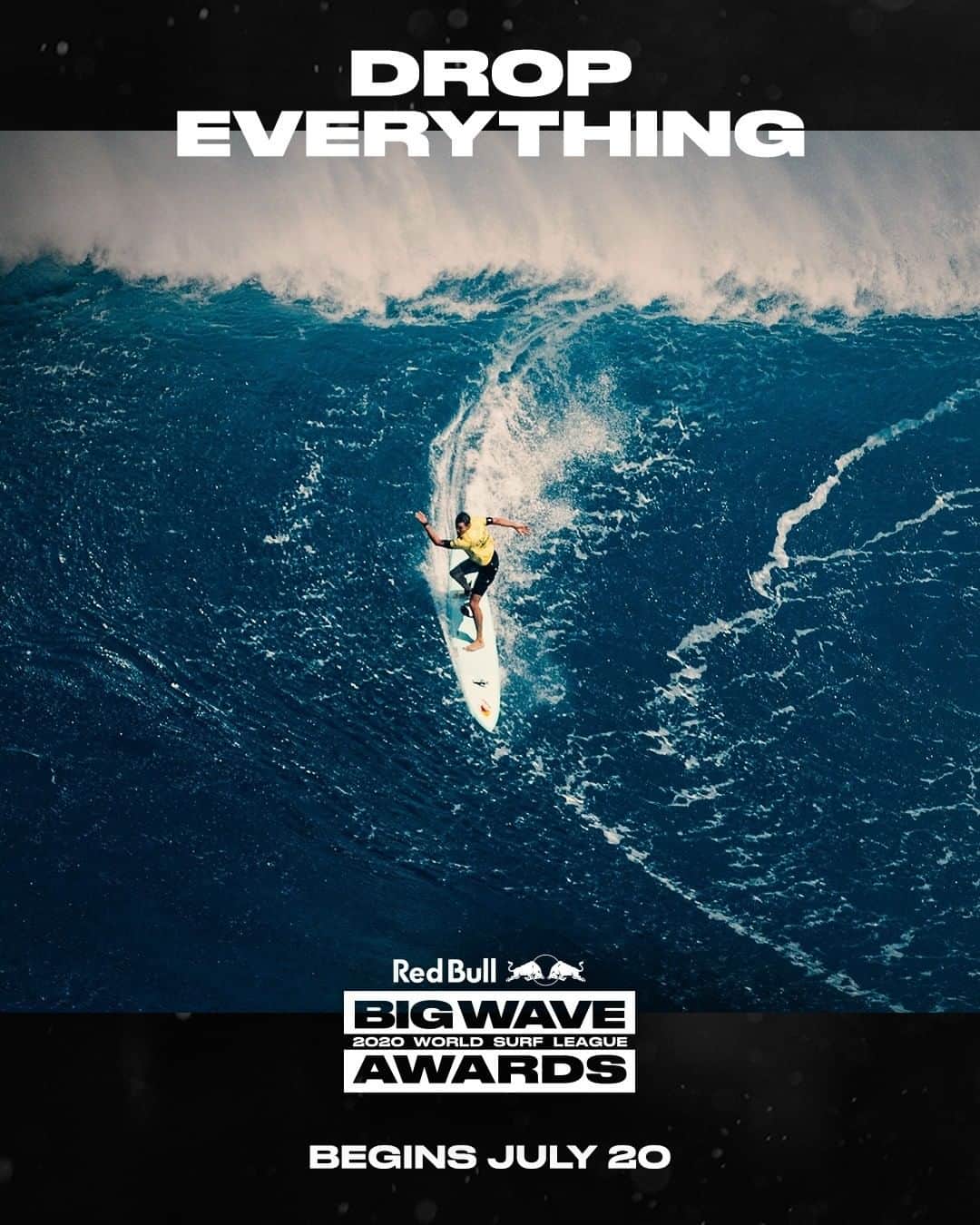 世界プロサーフィン連盟（WSL）さんのインスタグラム写真 - (世界プロサーフィン連盟（WSL）Instagram)「Drop everything! The @redbull Big Wave Awards begin July 20. 😱」7月17日 7時00分 - wsl
