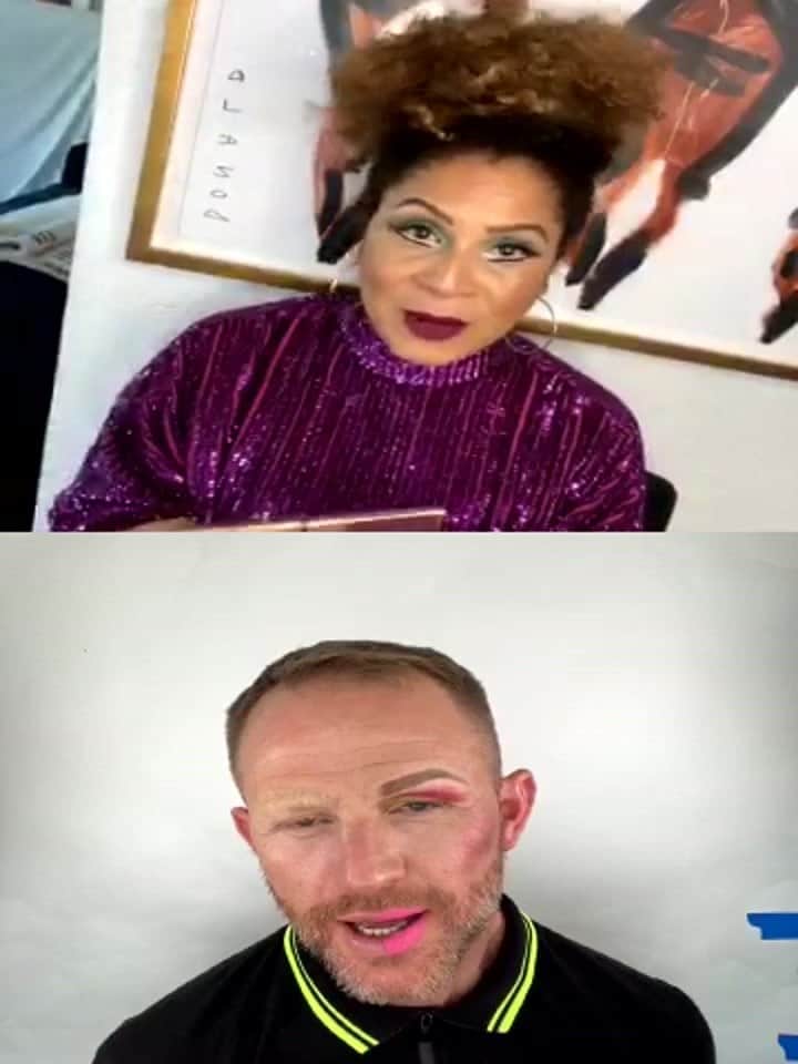 Smashboxのインスタグラム：「Lori & Will celebrate #InternationalDragDay by attempting to apply a drag look with their  non-dominate hand 🙏🏽🙏🏽🙏🏽🙏🏽🙏🏽🙏🏽🙏🏽🙏🏽🙏🏽🙏🏽」