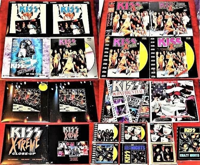 KISSさんのインスタグラム写真 - (KISSInstagram)「#CollectingKISS! Thanks to James Rowlands for sharing his #KISS DVD, VHS, & Laser Disc collection with us.  Very cool! #KISSARMYROCKS!」7月17日 10時47分 - kissonline