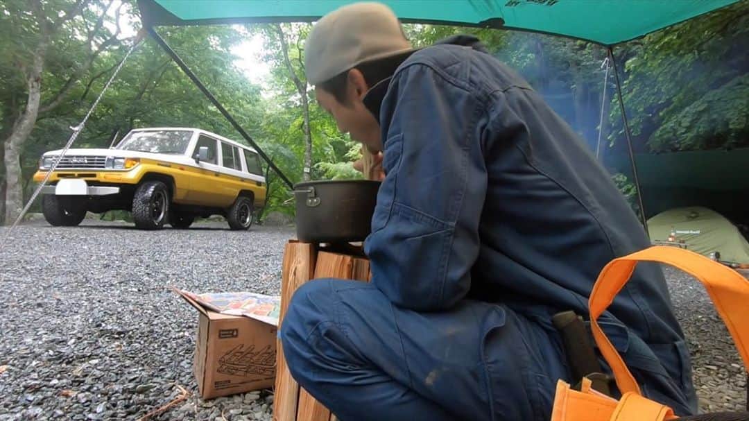 木村卓寛さんのインスタグラム写真 - (木村卓寛Instagram)「ソロキャンプです。 美味しいご飯がいっぱいです。  #3人でソロキャンプ #てんきむちゃんねる #各々のおつまみ #クワガタも食べにきた #プロフィールからどうぞ」7月17日 12時42分 - tenshinkimura