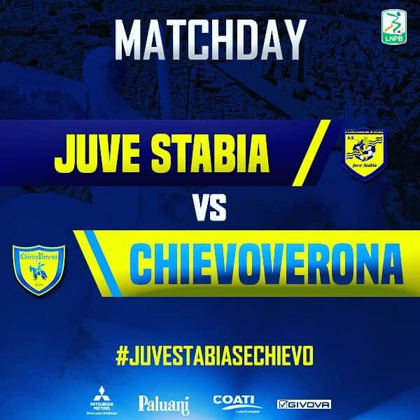 ACキエーヴォ・ヴェローナさんのインスタグラム写真 - (ACキエーヴォ・ヴェローナInstagram)「‼️ MAAAAAAAATCH DAAAAAAAAAY ‼️ ⚽️ @ssjuvestabia - @acchievoverona  🏆 @legab 📌 35^ ⌚️ 21.00 🏟️ Romeo #Menti 📺 @dazn_it 📻 @radiostellafm 87.5 fm #⃣ #JuvestabiaChievo 💛💙 #ForzaChievoSempre」7月17日 16時52分 - acchievoverona