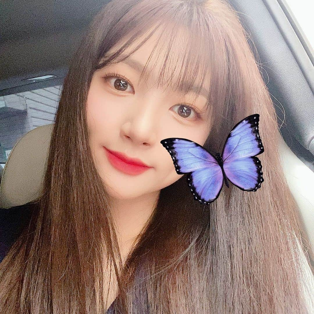 ヘインさんのインスタグラム写真 - (ヘインInstagram)「오랜만에 셀..카🦋」7月17日 17時09分 - hhae_in_