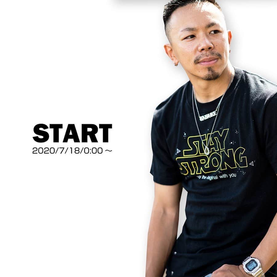 野中泰輔のインスタグラム：「Reiginal オンライン販売が18日0時から始まります Tシャツ＆サッカーユニＴシャツ 受注期間：2020年7月18日0：00～2020年7月30日23：59 お届けは8月中旬～下旬発送予定です  販売サイトURLは↓ https://fantasista-love.stores.jp/?category_id=5f0c6fafec8fd33b9b96ac5c  その他、即納商品は↓ https://item.rakuten.co.jp/juju-giona/c/0000000987/ こちらより購入可能です（さらに30％OFF期間中）  #reiginal」