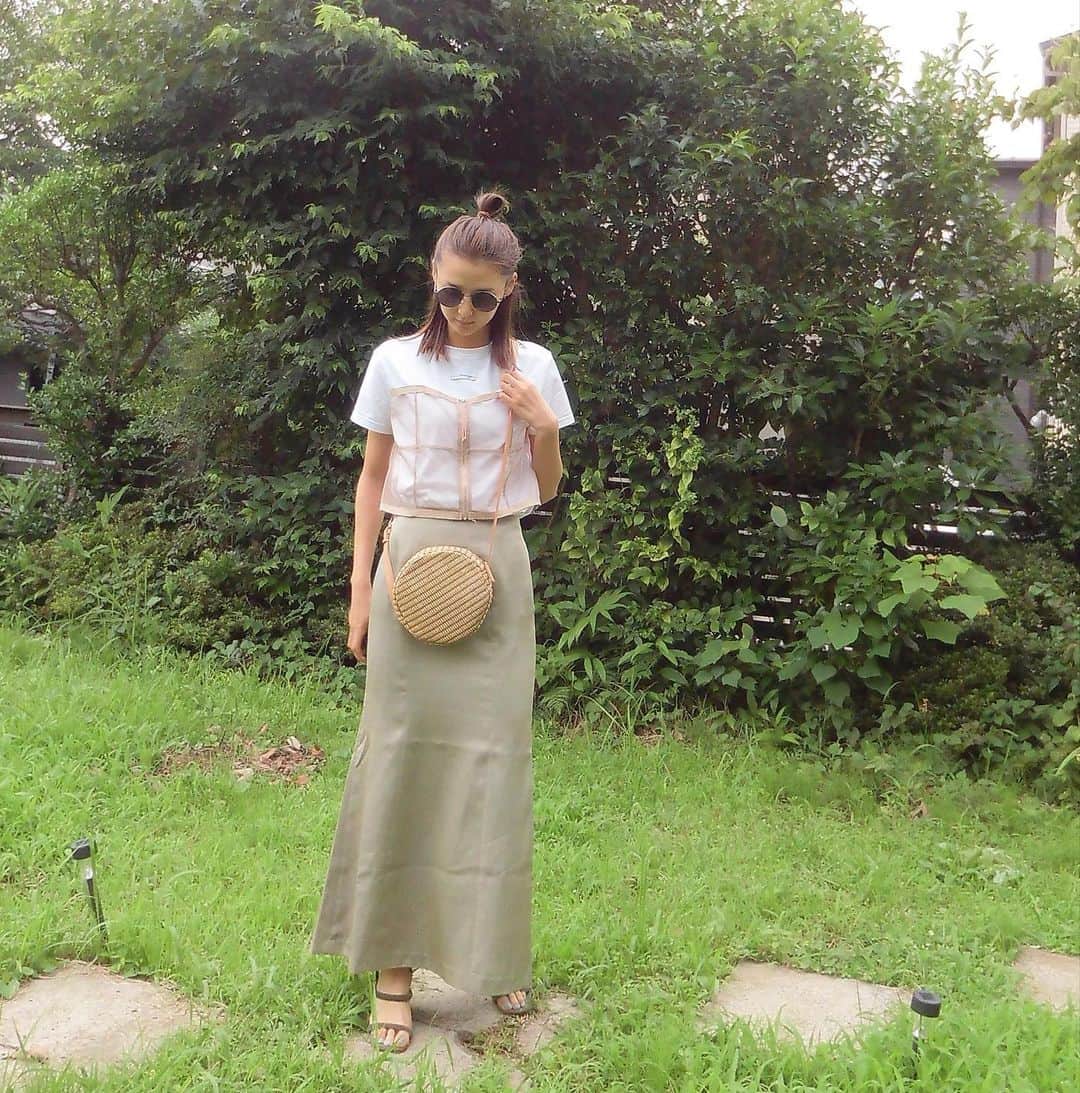 美優さんのインスタグラム写真 - (美優Instagram)「@miilean_official のスカート♡﻿ このスカート本当に形が綺麗で大好評😋﻿ ﻿ ▶︎2枚目…﻿ サングラス越しでも分かる😂﻿ 目つぶってる〜笑﻿ ﻿ ﻿ #miilean #miilean_item」7月17日 17時42分 - miyu11_20