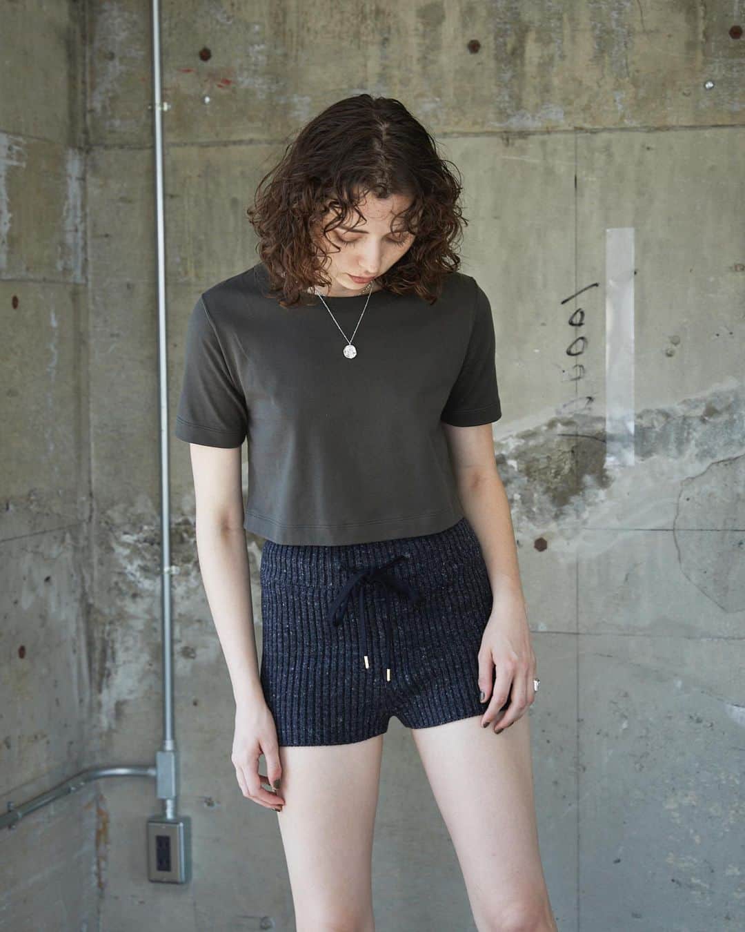 juemi タイパンツ(グレー)
