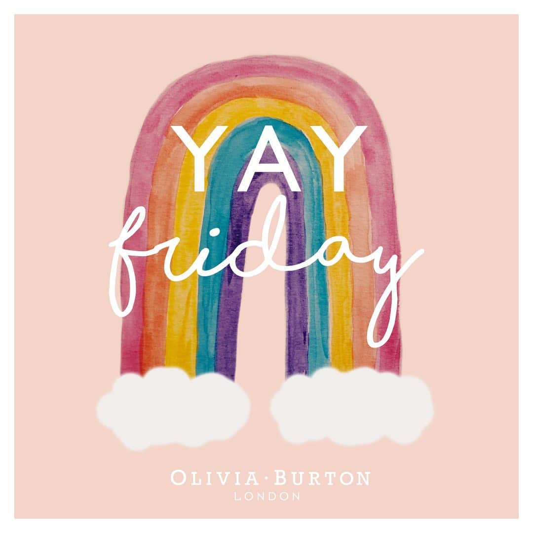 Olivia Burtonさんのインスタグラム写真 - (Olivia BurtonInstagram)「Got that Friday feeling! 🌈💗✨ #OliviaBurton #HappyFriday」7月17日 17時44分 - oliviaburtonlondon