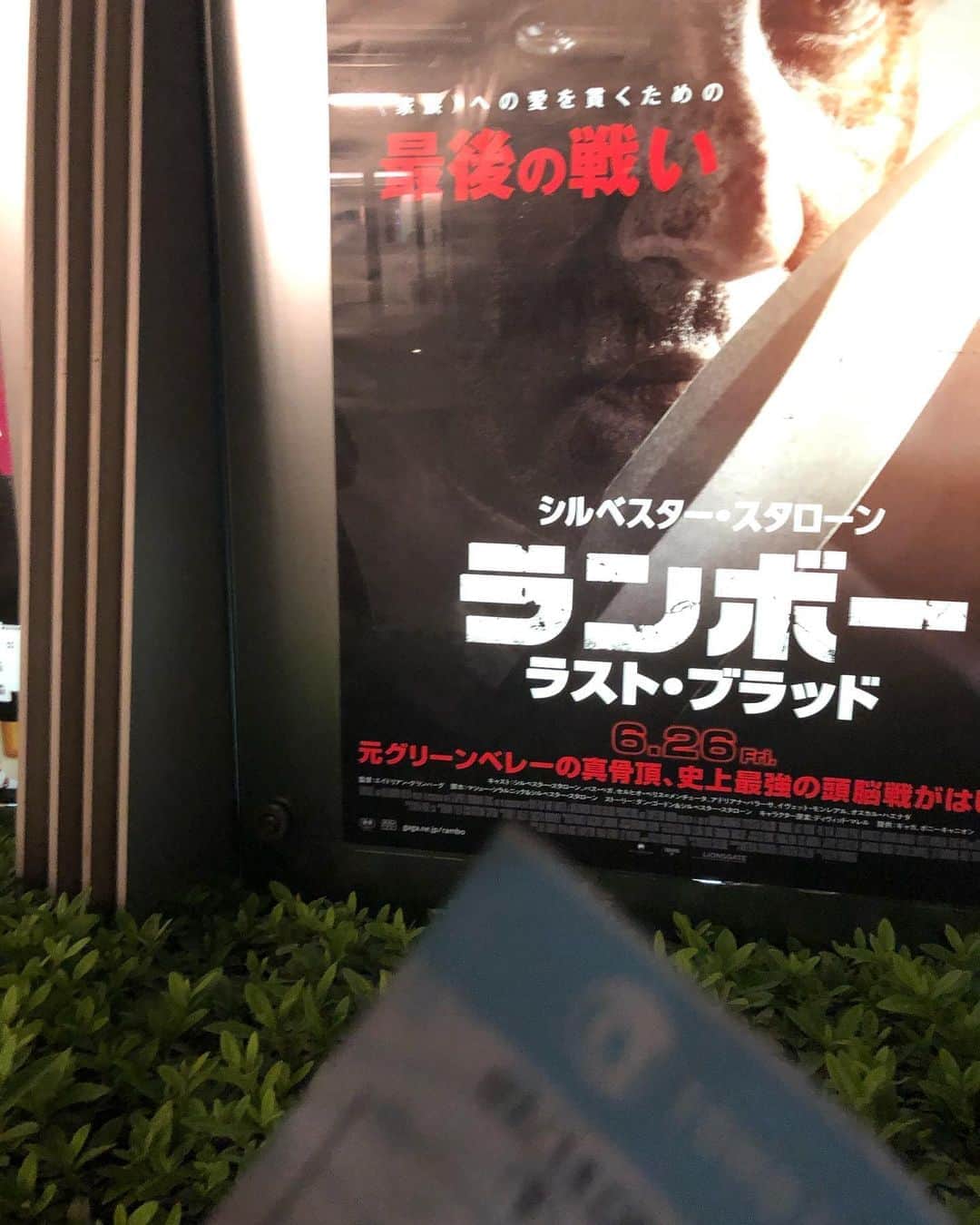 山口祥行のインスタグラム：「やっぱり‼️ランボーを怒らせると大変な事になる😱 #ランボーラストブラッド」