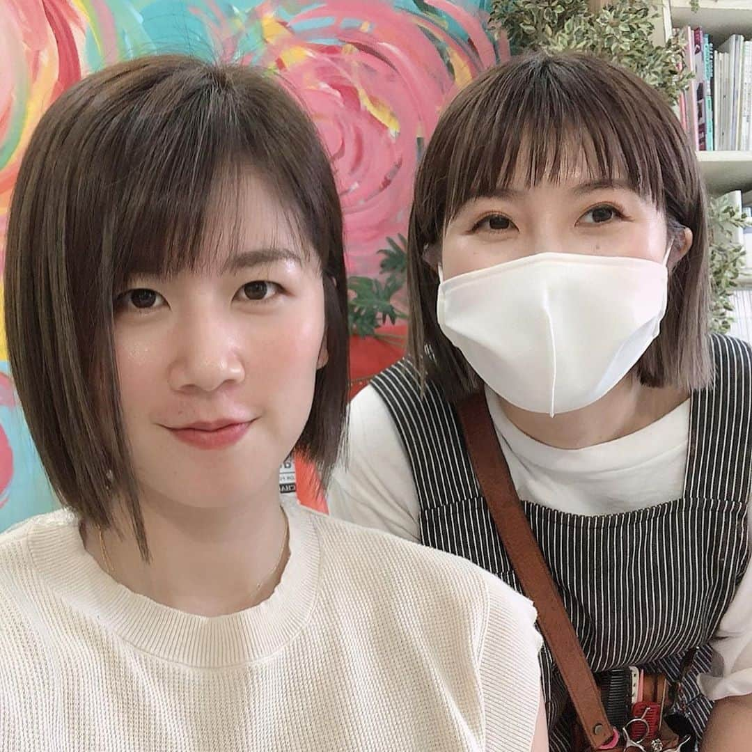 藤井瑞希さんのインスタグラム写真 - (藤井瑞希Instagram)「・ ・ 髪の毛スッキリ✂️ ・ ・ 前髪切ったけど どうせすぐ伸びます☺️ ・ ・ #美容室 #newhair」7月17日 19時17分 - bdmntnfujiimizuki