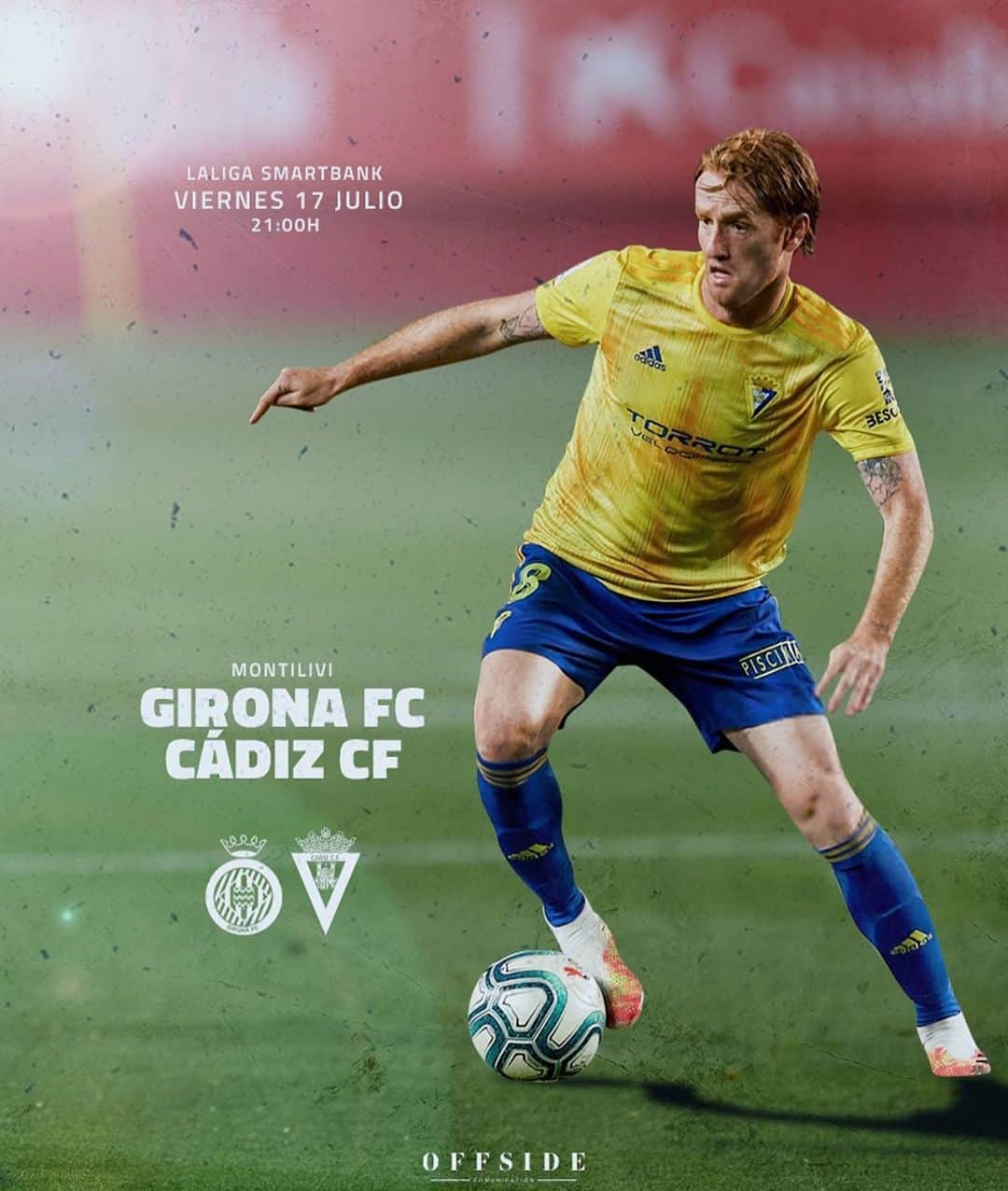 アレハンドロ・フェルナンデス・イグレシアスのインスタグラム：「Próximo objetivo: Ser campeones de La LigaSmartBank 💛💙  #mehandichoqueelamarillo #AF8 #SomosdePrimera」