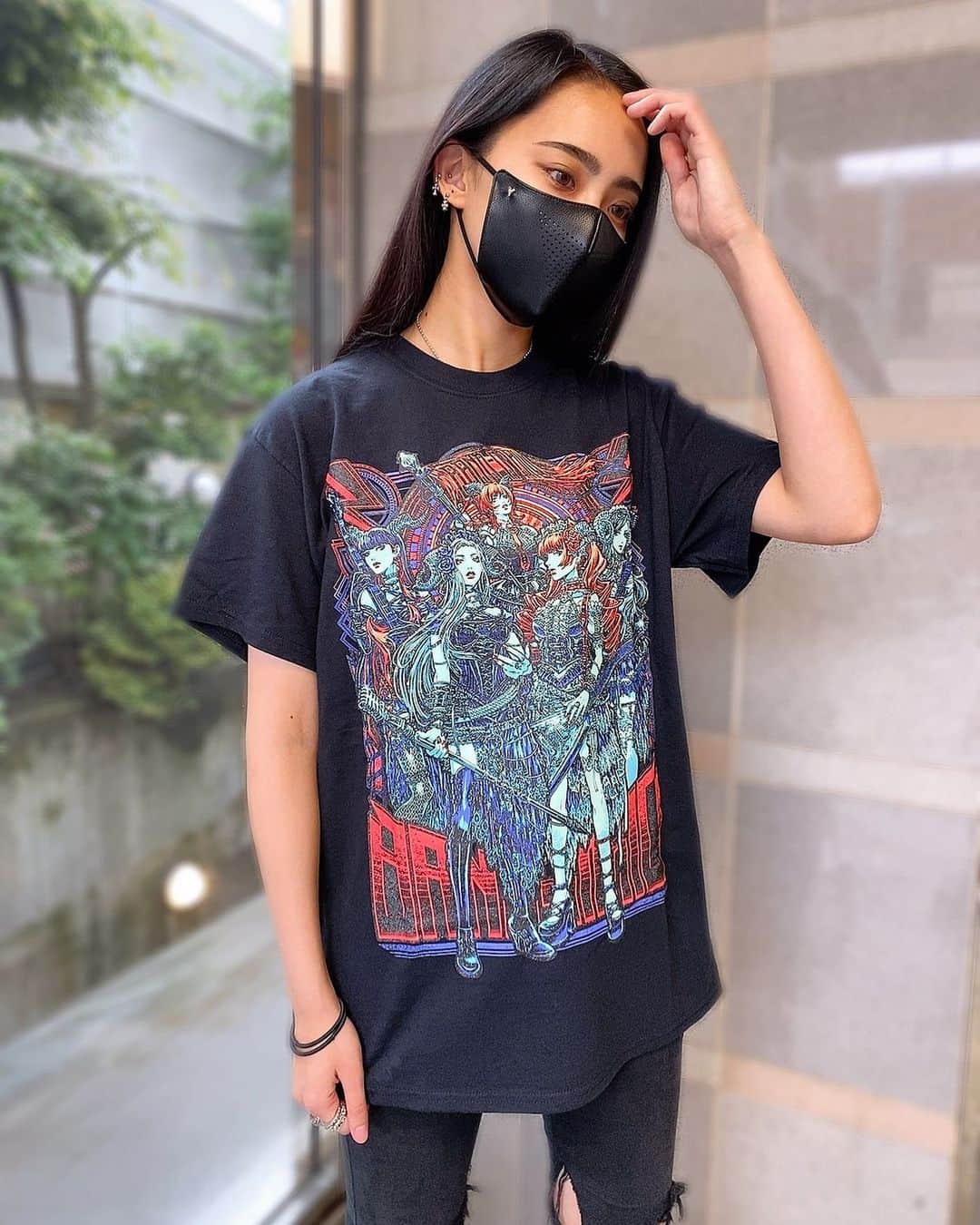 BAND-MAID ☆ 未使用 FC限定 彩姫 フォト Tシャツ BAND-MAID Tシャツ 彩姫限定カラー