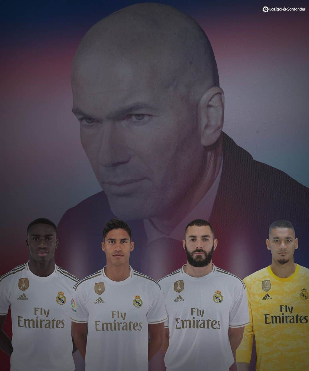 LFPさんのインスタグラム写真 - (LFPInstagram)「🇫🇷💫 The FRENCH winners of #LaLigaSantander! 🏆💜 • 🇫🇷💫 ¡Los ganadores FRANCESES de #LaLiga Santander! 🏆💜 • #RealMadrid #Winners #Football #Zidane #Mendy #Benzema #Varane #Areola」7月17日 20時01分 - laliga