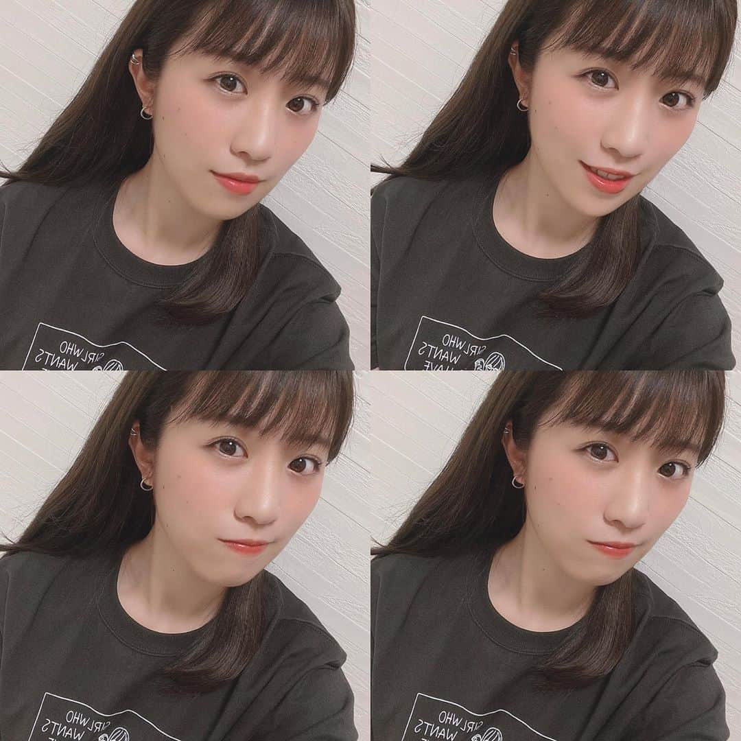 下野由貴さんのインスタグラム写真 - (下野由貴Instagram)「🥰 ・ #newhaircolor #darkhaircolor #darkhair #earrings #earcuff #selfie  #髪色暗め #好きになってきた #イヤリング #イヤーカフ」7月17日 20時35分 - shimono_0402