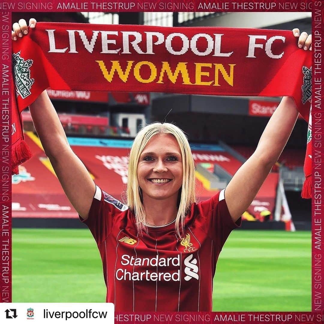 リヴァプールFCさんのインスタグラム写真 - (リヴァプールFCInstagram)「Welcome, Amalie! 🙌 #Repost @liverpoolfcw  ・・・ @amaliethestrup is a Red 😃🔴 Welcome to the family, Amalie! 🙌 #LFCWomen #LiverpoolFCWomen #LFC」7月17日 21時18分 - liverpoolfc