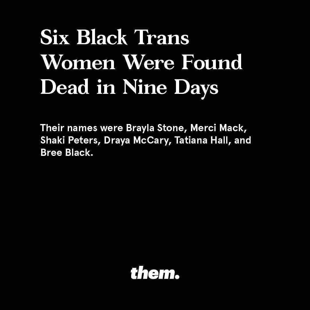 マット・マクゴリーのインスタグラム：「Repost from @munroebergdorf - “As LGBTQ+ Pride month drew to a close, six Black trans women were found dead in a brutal nine-day stretch. Between June 25 and July 3, the bodies of Brayla Stone, Merci Mack, Shaki Peters, Draya McCarty, Tatiana Hall, and Bree Black were all discovered. Each of the victims was between the ages of 17 and 32 at the time of their death, although McCarty’s age has yet to be reported by the media.  In total, at least 22 trans women, the vast majority of whom were Black, have now died as a result of violence in 2020.  When I say self appointed 'feminists' like J.K. Rowling have blood on their hands. This is why.   The hate-driven ignorance of 'gender critical feminism' and the assertion of her power and influence as a wealthy, cisgender, heterosexual white woman - to attempt to wind back transgender access to safe spaces and health services, is contributing to an already toxic and violent social environment, that is KILLING black trans women specifically and is exposing the trans community as a whole to increased violence, abuse and prejudice.  This is where race and gender collide. Transphobia is white supremacist violence.  Stop. Killing. Us.  Full article by @steroidbeyonce for @them posted in my story. #blacktranslivesmatter #blacklivesmatter #transgender #lgbtq “」