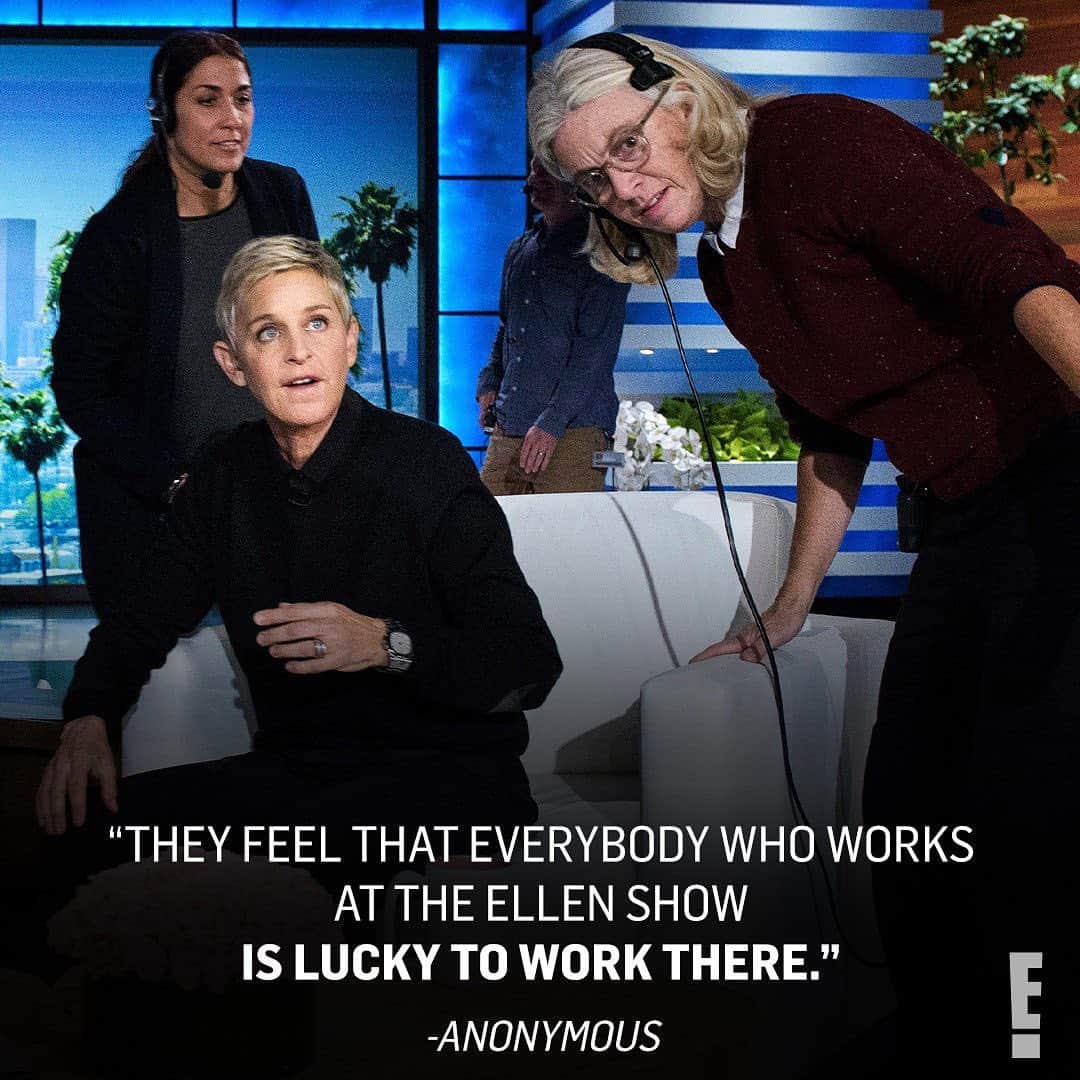E! Onlineさんのインスタグラム写真 - (E! OnlineInstagram)「One current and 10 former employees anonymously spoke out about their experiences working for Ellen DeGeneres' show. Head to the link in our bio for their accounts of a "toxic work environment." (📷: Getty)」7月18日 1時46分 - enews