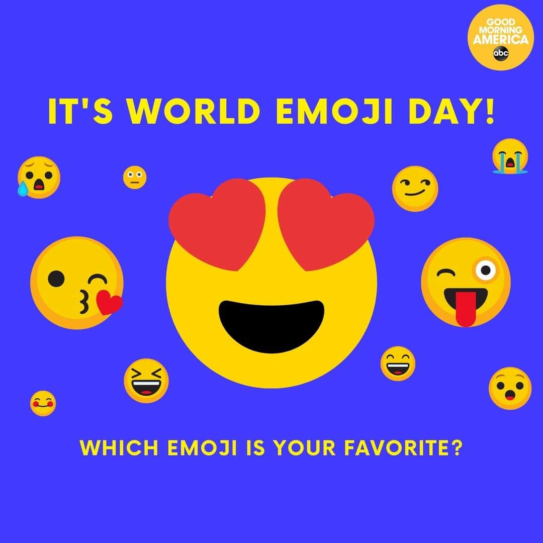 Good Morning Americaさんのインスタグラム写真 - (Good Morning AmericaInstagram)「It's #WorldEmojiDay! Comment below with your favorite emoji 🙃」7月18日 2時15分 - goodmorningamerica