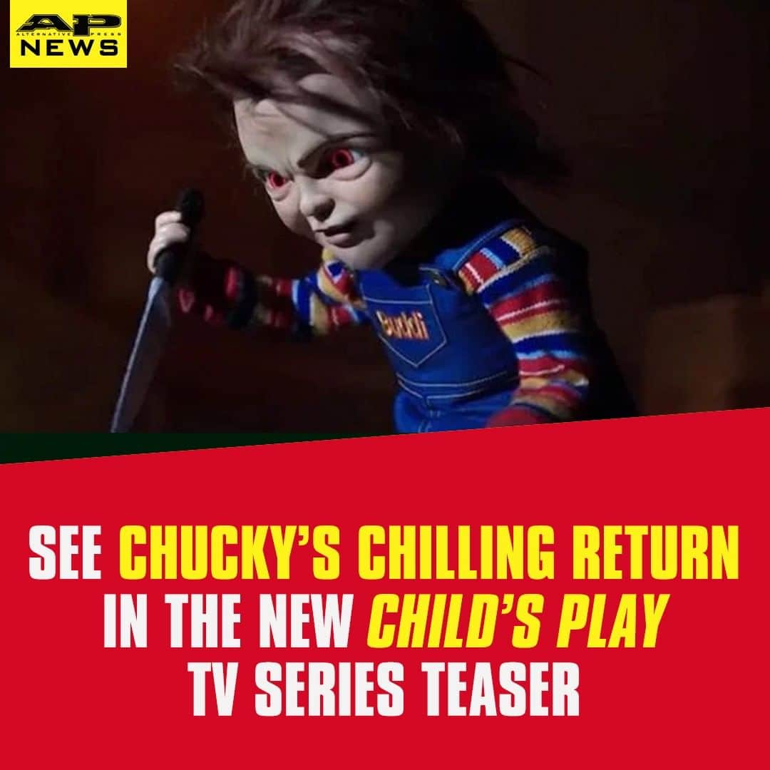 Alternative Pressさんのインスタグラム写真 - (Alternative PressInstagram)「WATCH: ‘@chuckyisreal' creator @realdonmancini has debuted the first-look teaser for the new ‘Child’s Play’ TV series⁠ LINK IN BIO⁠ .⁠ .⁠ .⁠ #donmancini #chucky #chuckyisreal #chuckydoll #childsplay #childsplayseries #horror #horrormovies #horrorfilms #horrorshows #alternativepress #altpress」7月18日 3時30分 - altpress