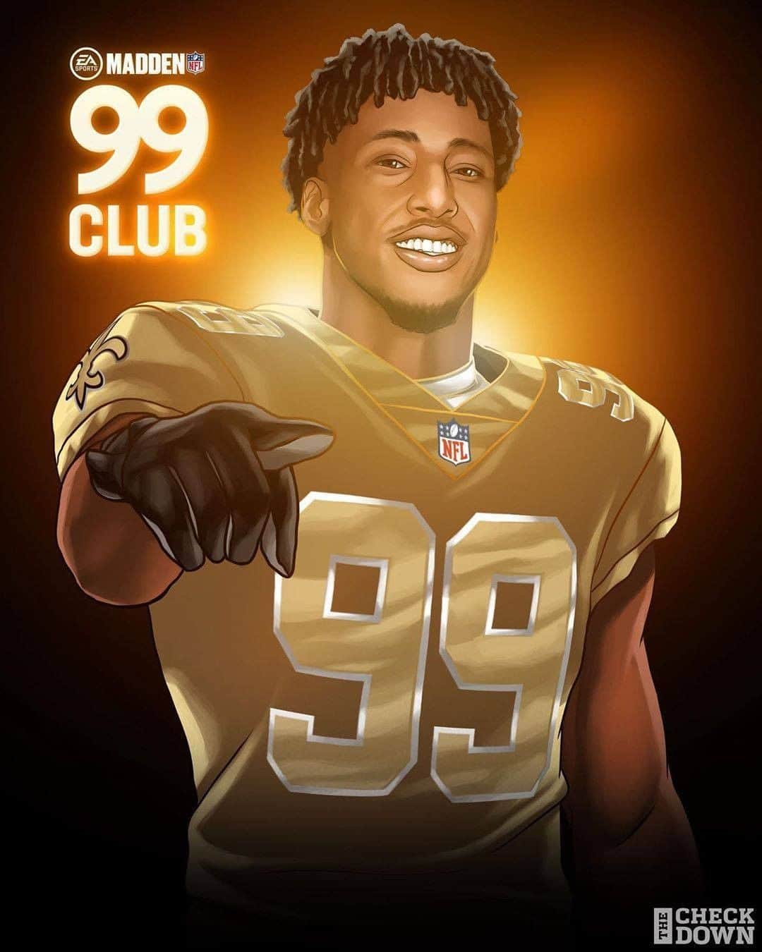 NFLさんのインスタグラム写真 - (NFLInstagram)「Michael Thomas is the final member of the 99 Club 🔥 (via @thecheckdown)」7月18日 4時30分 - nfl