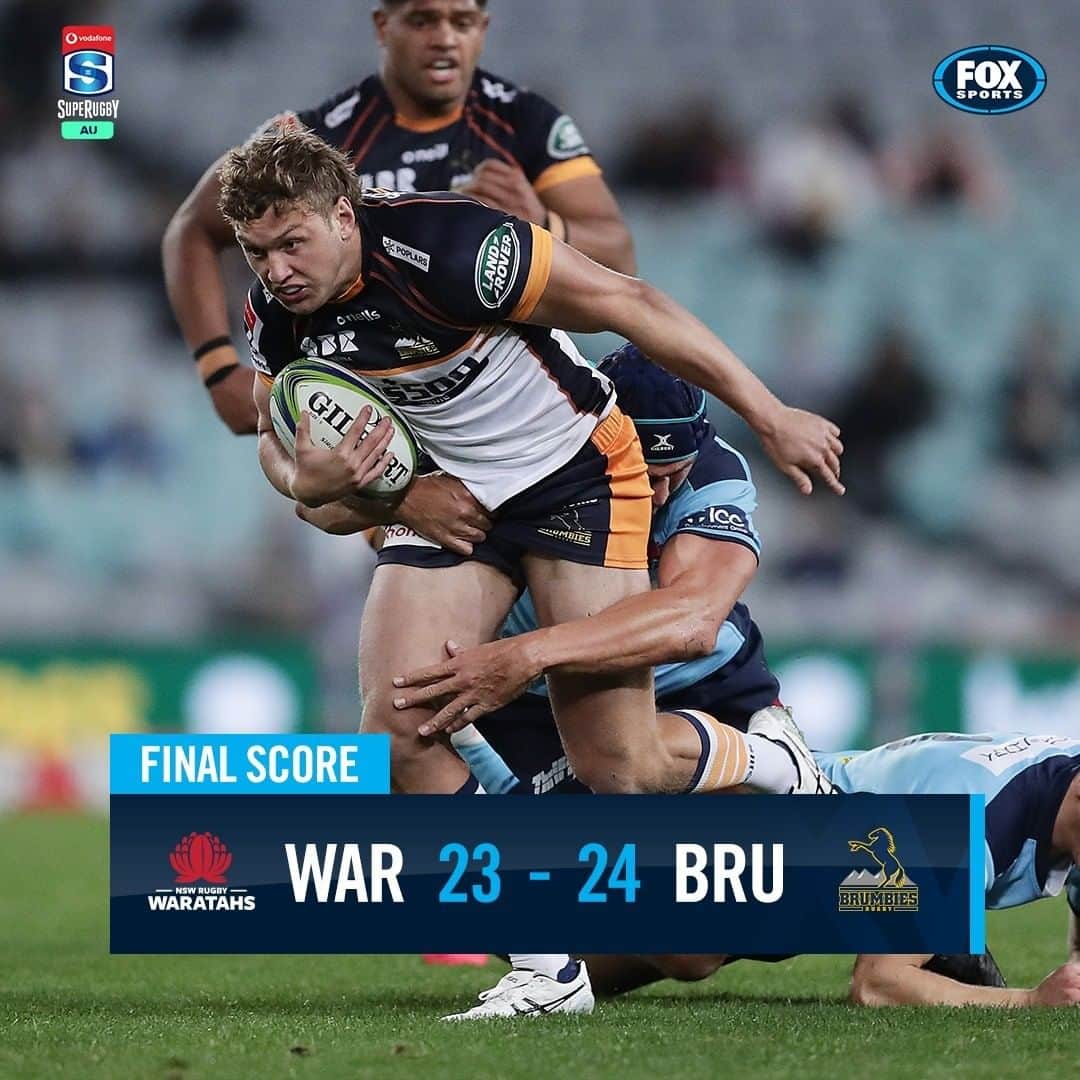 FOX・スポーツ・ラグビーさんのインスタグラム写真 - (FOX・スポーツ・ラグビーInstagram)「Comeback complete ‼️ The Brumbies keep the streak alive with a last-ditch winner 🔥 🙌 #SuperRugby #WARvBRU」7月18日 19時59分 - foxrugby