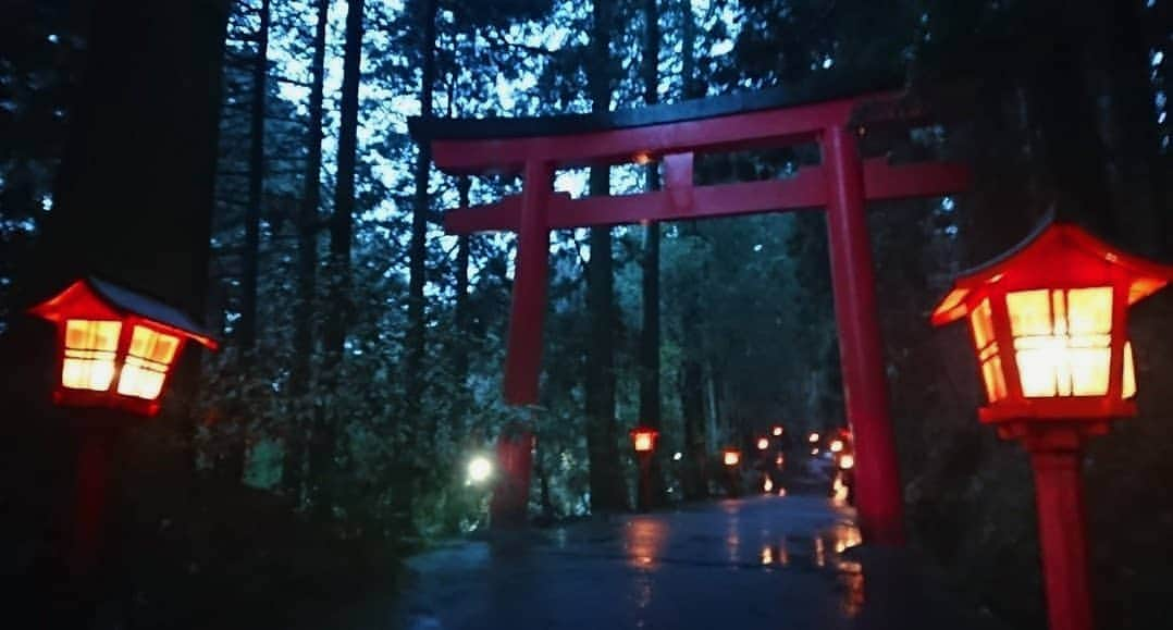 桜花さんのインスタグラム写真 - (桜花Instagram)「非常に幻想的である🍀  神社へ行って精じんじゃー！🌷  #神社  #精進じゃ  #だじゃれ  #ダジャレ  #箱根神社  #昨年  #幻想的  #箱根  #hakone」7月18日 19時13分 - mountainohka