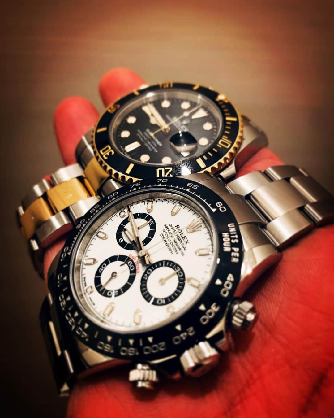 のインスタグラム：「My heart... #rolex#daytona#submariner#watch#チクタク」