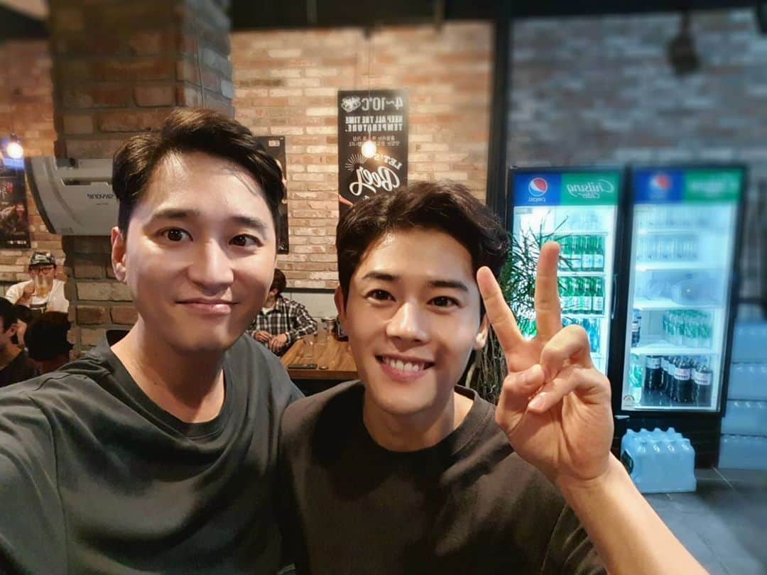ホ・ジョンミンのインスタグラム：「영화 #간이역 촬영 종료 #김동준 #김재경 #김정민감독님 모두들 고생 많이 하셨습니다~^^」