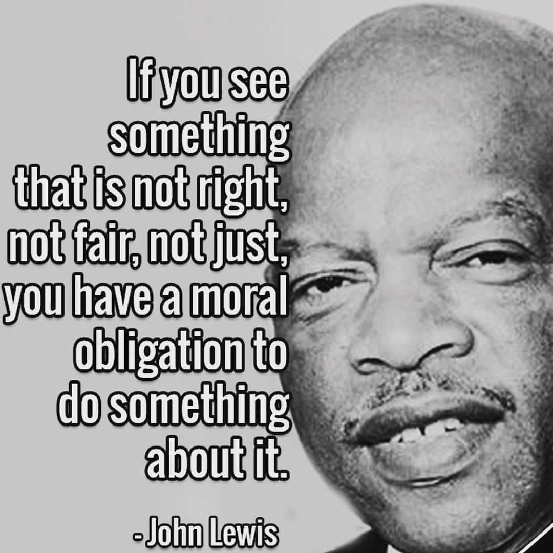 レイチェル・レフィブレのインスタグラム：「Rep. John Lewis was a gift to us all. He was born into segregation. He was beaten dozens of times throughout the civil rights movement and nearly beaten to death after marching peacefully across the Edmund Pettus bridge in Selma, Alabama.  He endured trials and challenges I can’t begin to imagine. Still, he preached love, non-violence and forgiveness. Still, he served his country in congress for 17 terms. He preached empathy and showed solidarity with other oppressed groups. He was 80 and battling cancer and still he stood tall over the words “Black Lives Matter.” If we all manage to stir up just a fraction of his “good trouble” we might one day witness the true equality he spent his life fighting for.  RIP #johnlewis.」