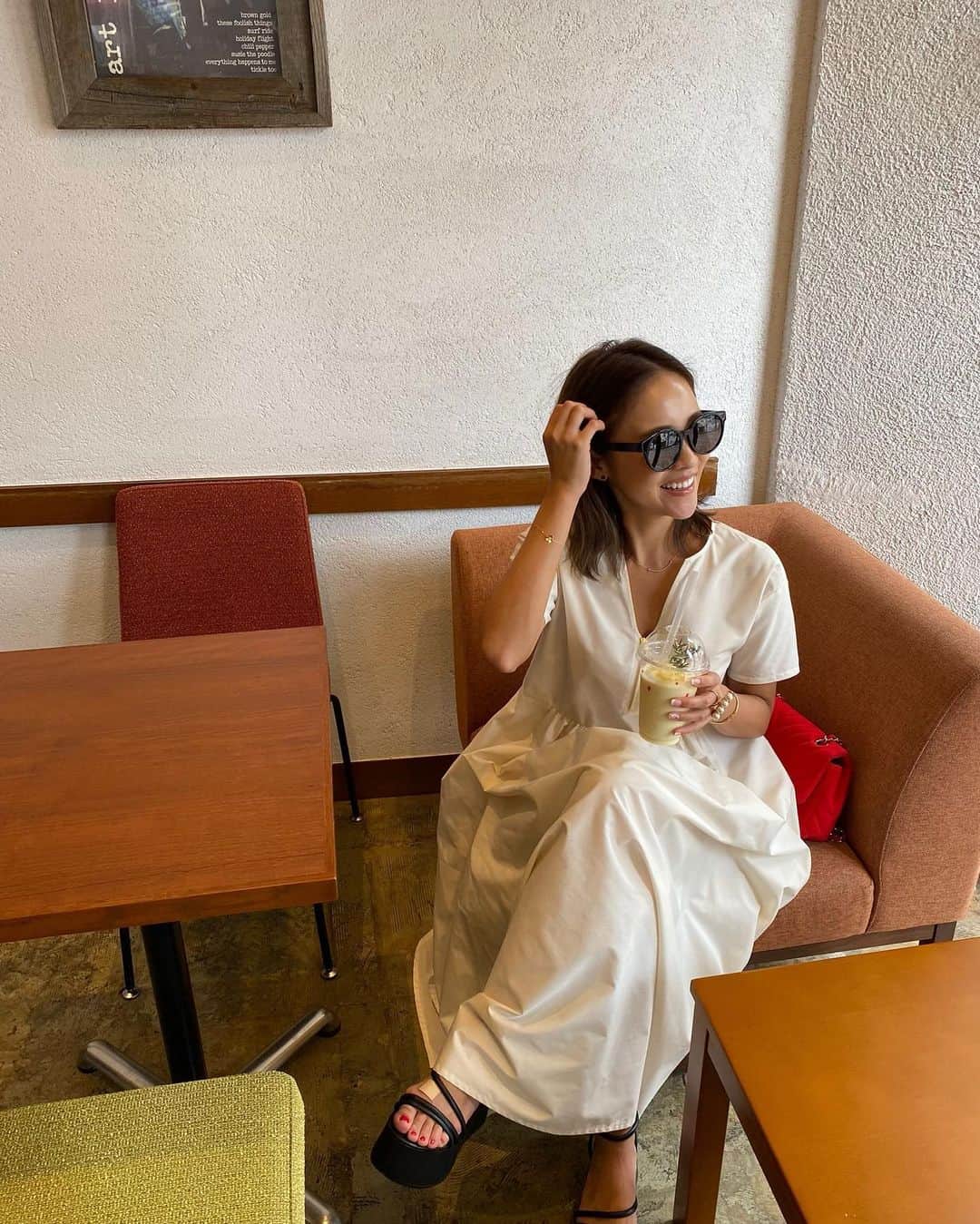 Risako Yamamotoさんのインスタグラム写真 - (Risako YamamotoInstagram)「大好きなピニャコラーダ🥥🍍🌴 ・ 南国気分味わいました☺️🏝🧡 暑い日に最高☀️🐳 ・ #上島珈琲店 #ピニャコラーダ #PiñaColada #南国行きたい #🏝」7月18日 14時25分 - risako_yamamoto