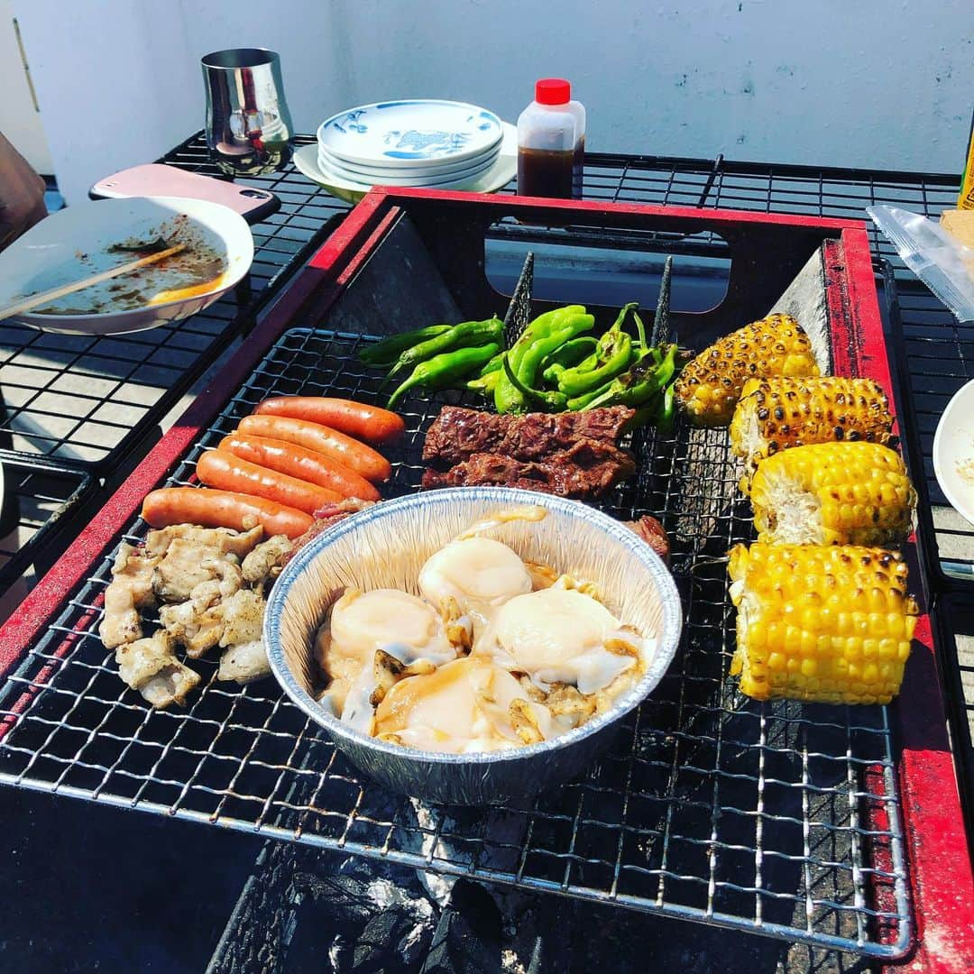 清水礼留飛さんのインスタグラム写真 - (清水礼留飛Instagram)「##BBQ #happiness #R2h #君に幸あれ」7月18日 15時18分 - rerushimi_airlines