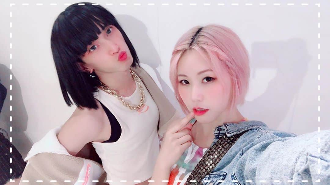 miumeさんのインスタグラム写真 - (miumeInstagram)「👩‍❤️‍💋‍👩 #こじとり」7月18日 15時41分 - miume_1220