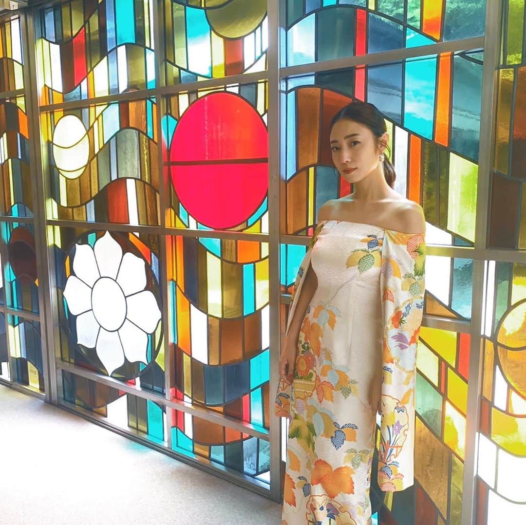 MEGUMIさんのインスタグラム写真 - (MEGUMIInstagram)「本日の素敵なお衣装❤️ Dress is @kimono.kien   Today's great outfit💚」7月18日 16時13分 - megumi1818