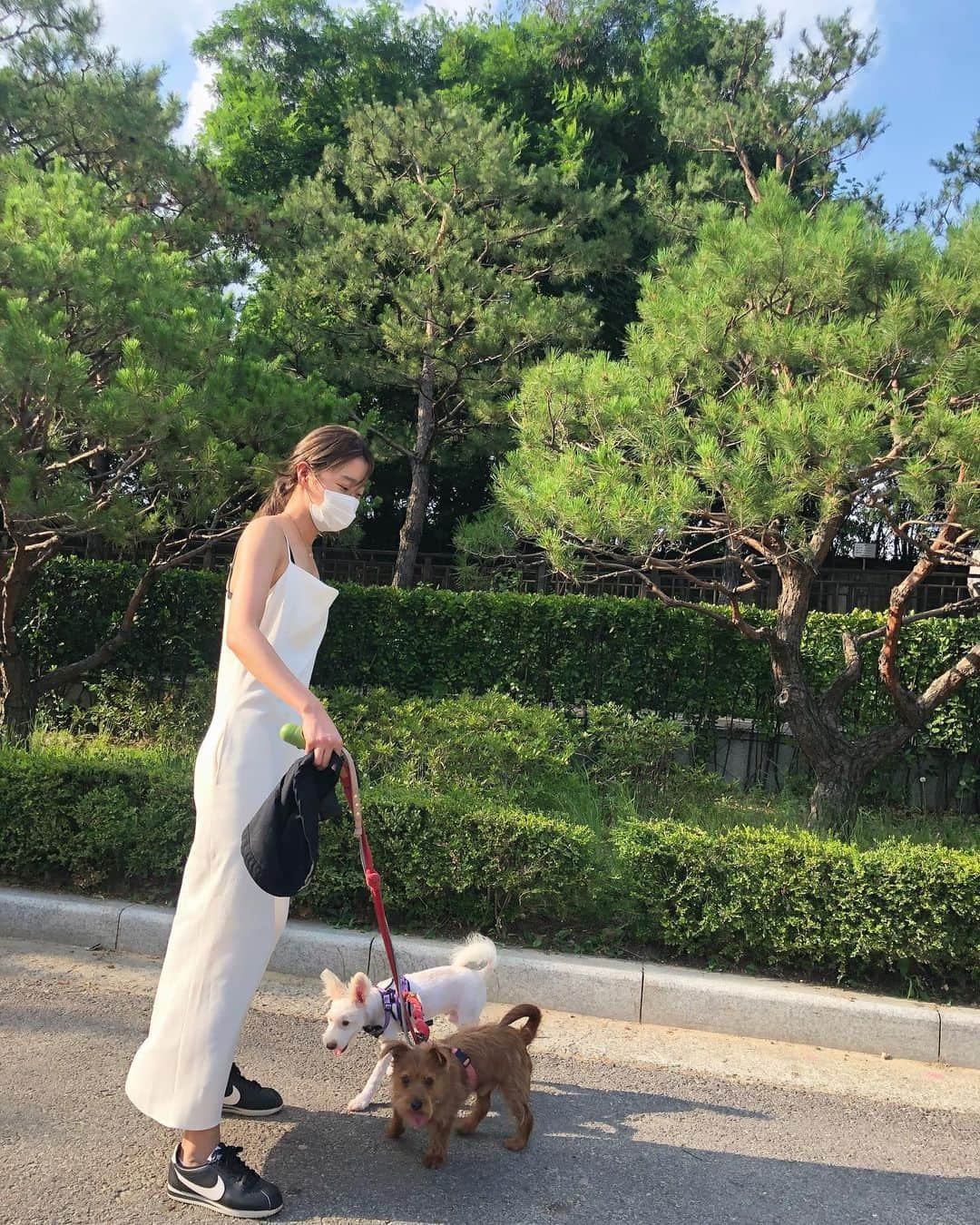 ヒョニ・カンさんのインスタグラム写真 - (ヒョニ・カンInstagram)「👩‍🦰🐶🐶」7月18日 17時35分 - hyoni_kang