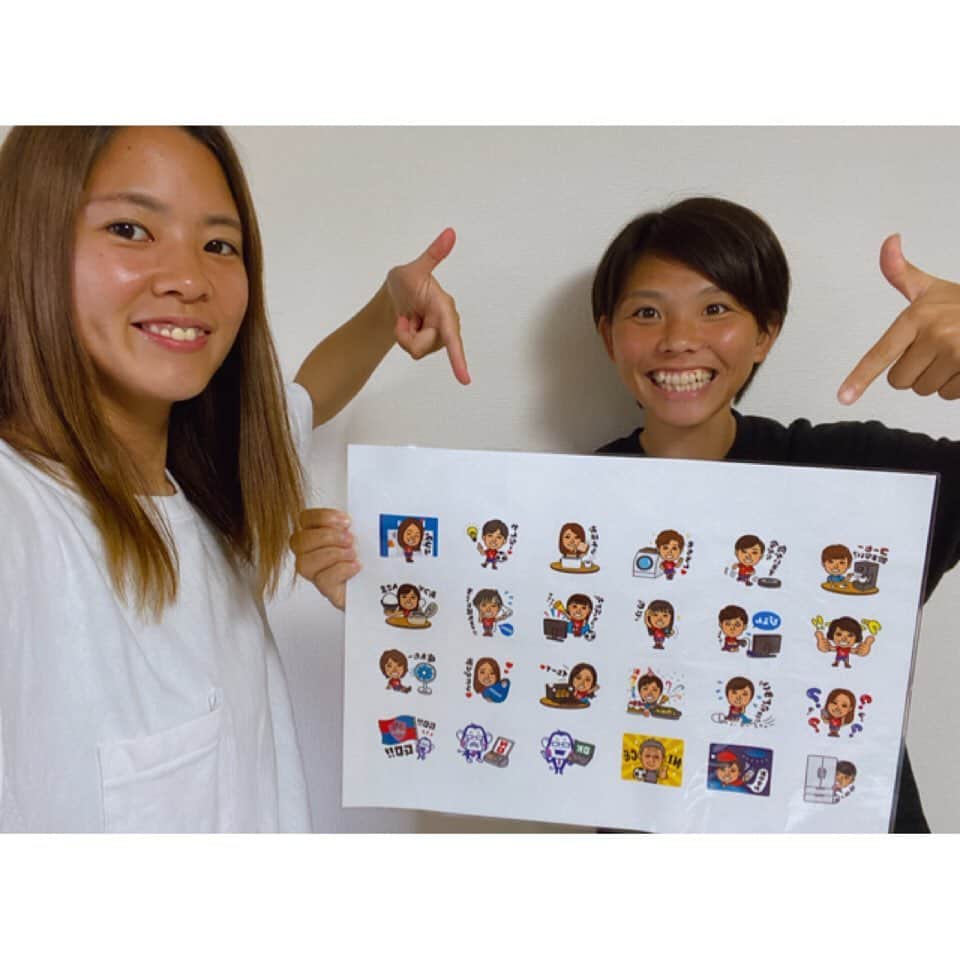 南野亜里沙さんのインスタグラム写真 - (南野亜里沙Instagram)「⭐︎⭐︎⭐︎ ノジマステラ公式LINEスタンプ販売開始しました📲🤩  はると一緒に頑張って作りました🤜🏻🤛🏻🔥 たくさんの人に使ってもらえると嬉しいです♡  購入方法などHPをチェックしてね👇 http://stellakanagawa.nojima.co.jp/cn31/pg1260296.html  #ノジマステラ神奈川相模原  #LINEスタンプ」7月18日 18時05分 - minamino.arisa_10