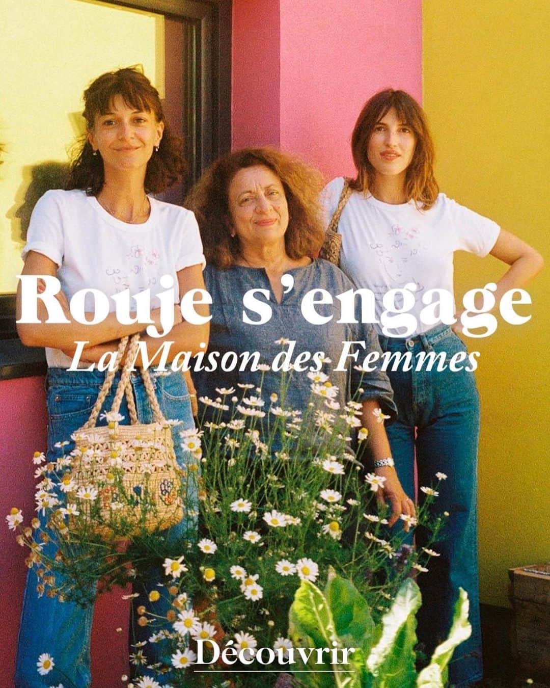 Jeanneさんのインスタグラム写真 - (JeanneInstagram)「ROUJE FOR WOMEN ✊🏼💞 Proud that the @rouje solidarity collection I’ve created with my friend and artist @ninakoltchitskaia to support @lamaisondesfemmes93 is launched today 🙌🏼 100% of the benefits will be donated to @lamaisondesfemmes93  Link in bio and story ❤️ MERCI #roujeforwomen   🎥 @tenderlouie」7月18日 18時21分 - jeannedamas