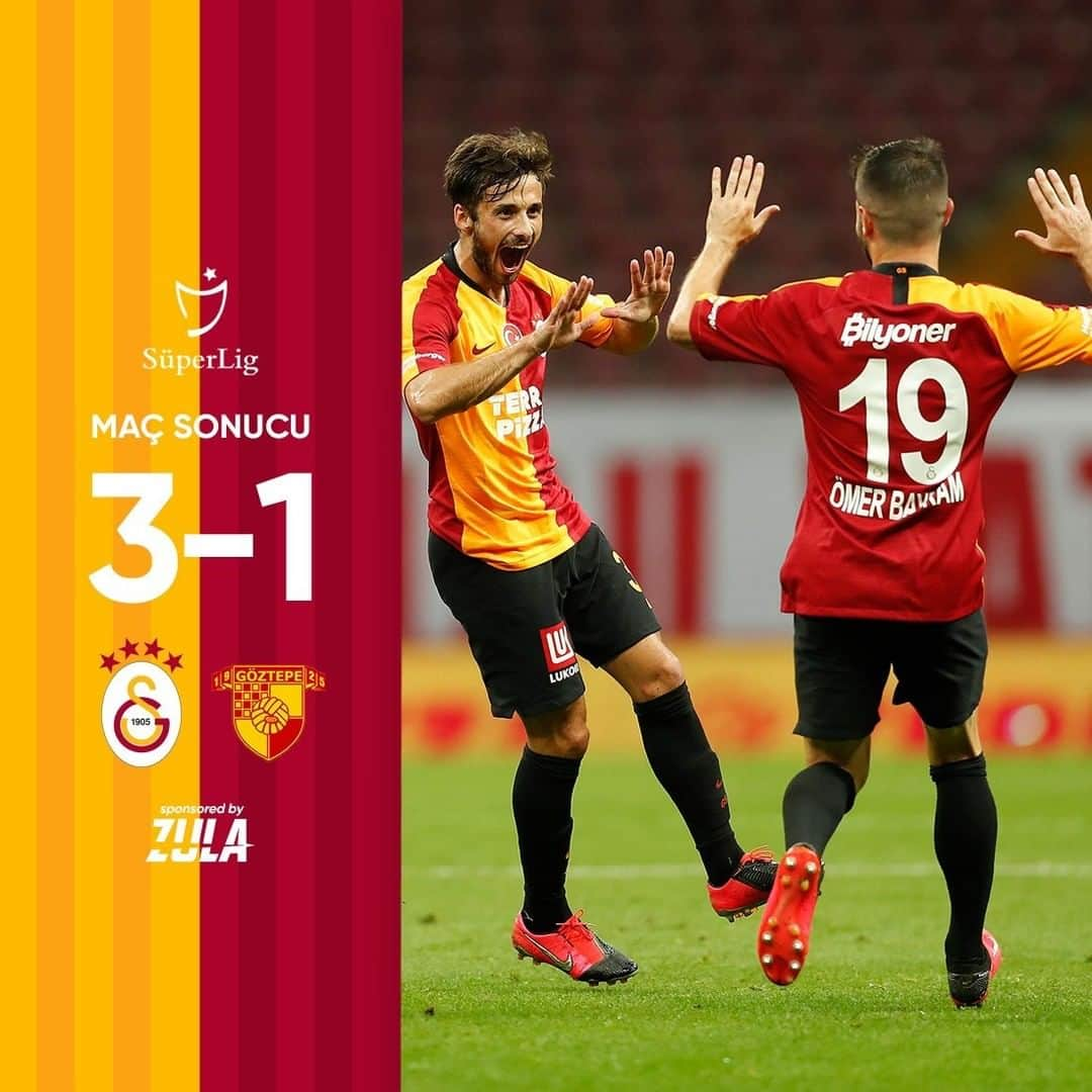 ガラタサライSKさんのインスタグラム写真 - (ガラタサライSKInstagram)「Maç sonucu: Galatasaray 3-1 Göztepe #GSvGÖZ」7月19日 5時03分 - galatasaray