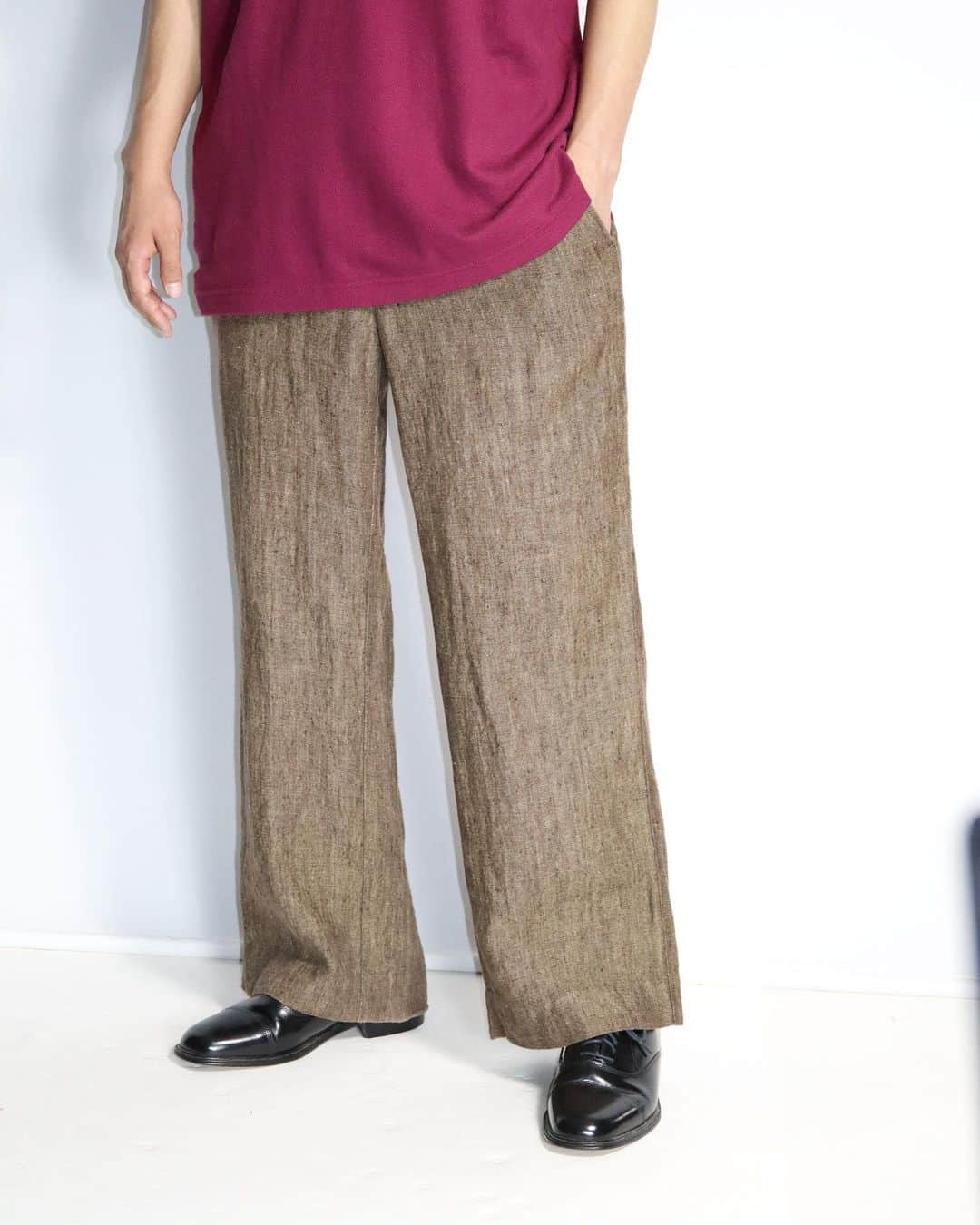 DoLuKEのインスタグラム：「Banana Republic Wide Linen Pants 土色 → ONLINE STORE UP 22時掲載予定﻿ ﻿ ﻿ ﻿ #DoLuKE」