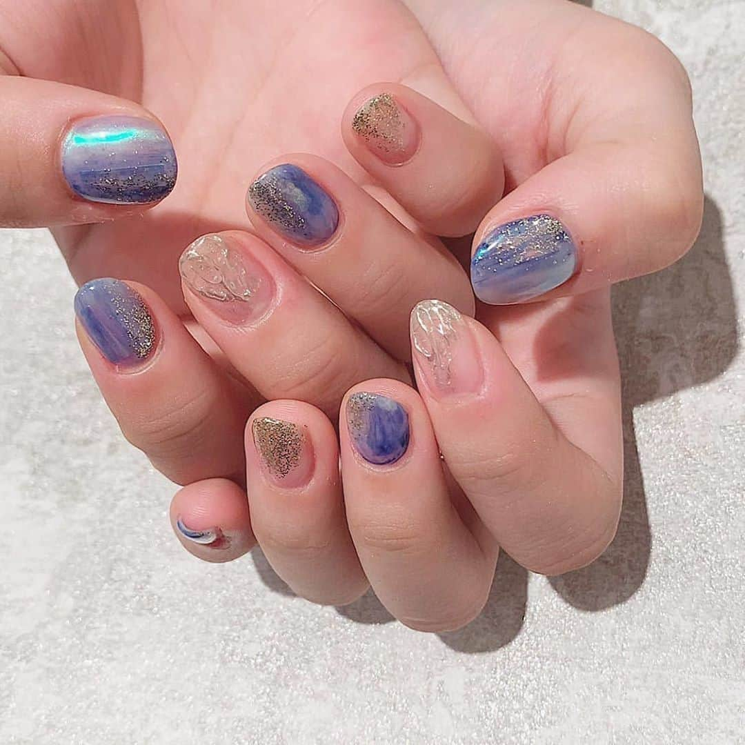 渡邊菜々さんのインスタグラム写真 - (渡邊菜々Instagram)「・ 夏っぽく💅💗 ・ @__nail_moe ｻﾝ♡ ありがとうございましたっ🙇‍♂️💗 ・ 最後の写真パリジェンヌしてるのがよく分かる！！！ グインって👀👀 ・ #ジェルネイル#ネイル#シンプルネイル #夏ネイル#福岡#福岡ネイルサロン  #渡邊菜々#わたなな#🌻 @crescenteye.imaizumi」7月18日 21時21分 - watanana1225