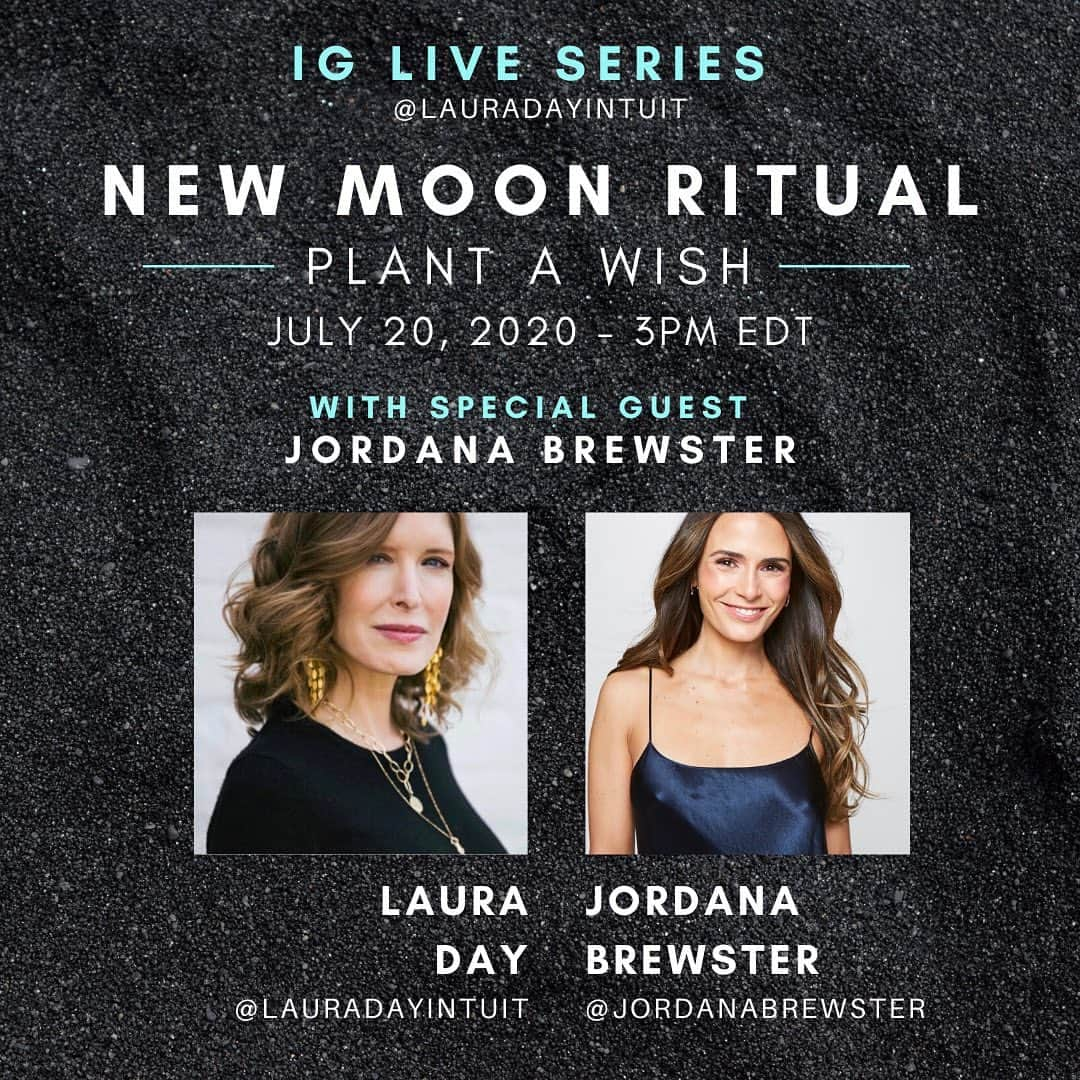 ジョーダナ・ブリュースターさんのインスタグラム写真 - (ジョーダナ・ブリュースターInstagram)「Please join my soul sister and mentor  @lauradayintuit and me on Monday for a very special  new moon 🌝 ritual」7月19日 0時52分 - jordanabrewster