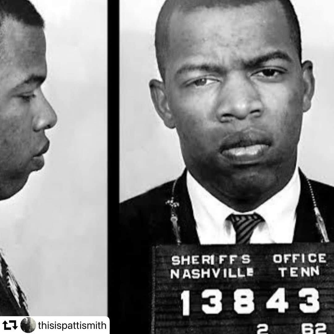 ナオミ・ワッツさんのインスタグラム写真 - (ナオミ・ワッツInstagram)「♥️✊🏾#repost @thisispattismith ・・・ This is the face of good trouble.  The face of a man who joined the Civil Rights Movement at  fifteen, who marched in Selma, Alabama in 1965. Who was  severely beaten. Who joined  and lead thousands of protests. Who was jailed over 40 times  Who served in Congress for 33 years. Who was awarded the  Medal of Freedom by President Obama. Who was demeaned by  Trump. And who was able to  witness the great wave of Action  in  the wake of the murder of  George Floyd, before his death on Friday. All with righteous  hearts shall surely mourn him.  John Lewis was 80 years old; honored for his sacrifices and his willingness to engage in  good trouble, that being  action accelerating change.  “There may be some setbacks,  he said, “there may be people who  will stand in our way, but we will not  go back. We've come too far, and  we're not going to give up now."  #johnlewis  #blacklivesmatter #goodtrouble」7月19日 1時24分 - naomiwatts