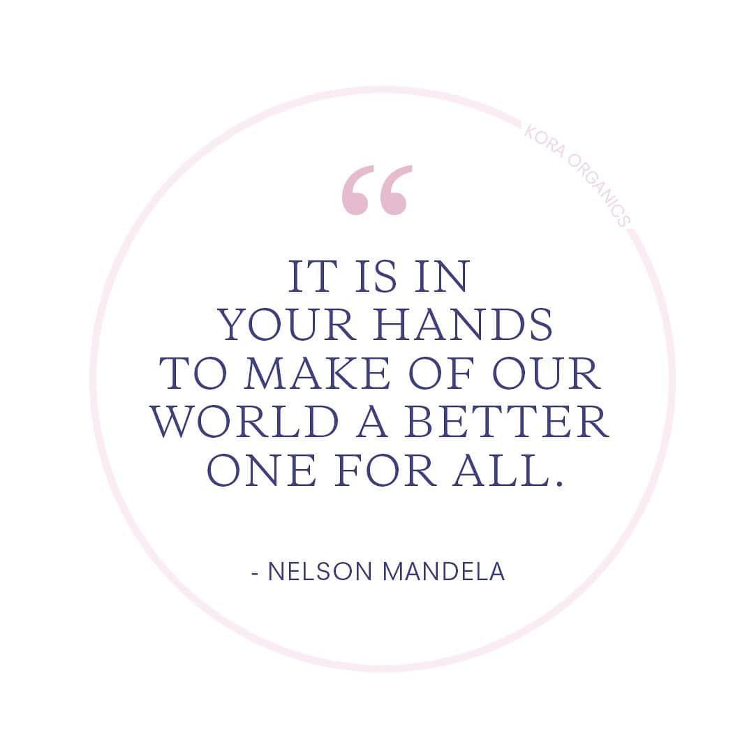 KORA Organicsさんのインスタグラム写真 - (KORA OrganicsInstagram)「Today we honor Nelson Mandela on Mandela International Day. ☮️ Mandela Day is an occasion for all to take action and inspire change. Let’s make the world a better place! ✨💜」7月19日 1時29分 - koraorganics