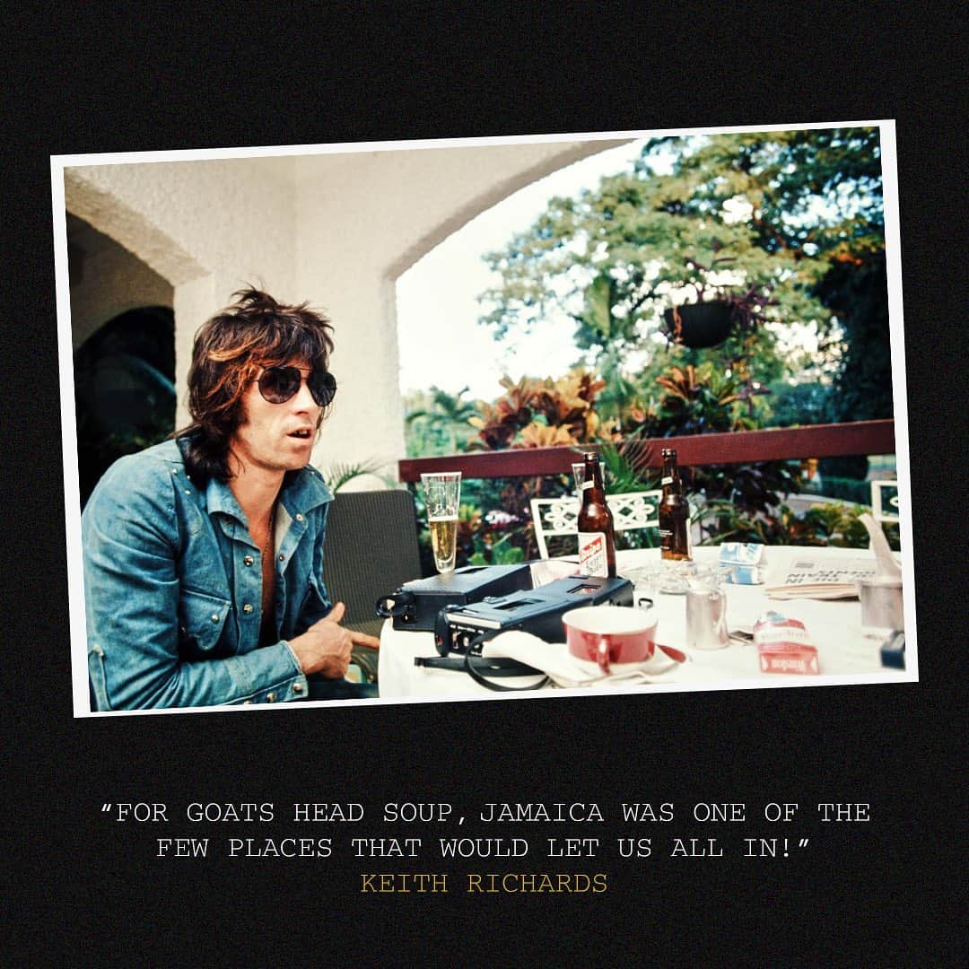 The Rolling Stonesさんのインスタグラム写真 - (The Rolling StonesInstagram)「In November 1972 the Rolling Stones relocated to Kingston, Jamaica's Dynamic Sounds Studio.  The band had an intensive recording session ahead of them, with just four weeks to write and record songs - working sundown to sunup every day, finishing just before the Christmas Holidays.   #experiencegoatsheadsoup #therollingstones #goatsheadsoup2020」7月19日 2時08分 - therollingstones