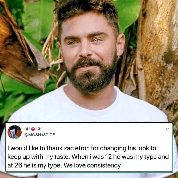 E! Onlineさんのインスタグラム写真 - (E! OnlineInstagram)「Will Zac Efron pretty much always be our type? Bet on it. (📷: Netflix/Getty/MoshxSpice on Twitter)」7月19日 3時16分 - enews