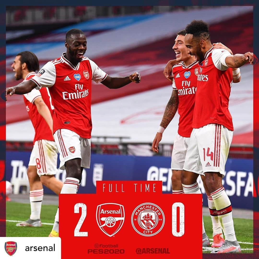 プレミアリーグさんのインスタグラム写真 - (プレミアリーグInstagram)「Arsenal are FA Cup finalists 🏆 ⁣ ⁣ ⁣ Repost • @arsenal YESSSSSSSS! 🙌🙌🙌⠀⁣ ⠀⁣ #arsenal #afc #coyg #gunners #emiratesfacup」7月19日 6時20分 - premierleague